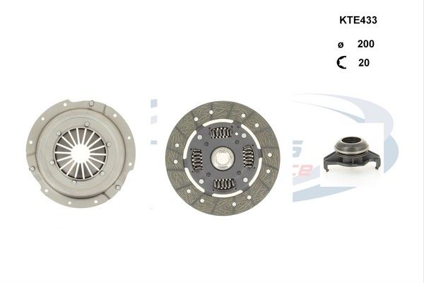 PROCODIS FRANCE Комплект сцепления KTE433